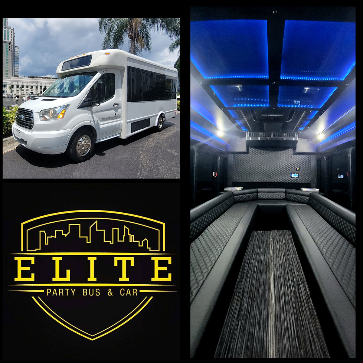 Elite Party Bus & Car Transit Image