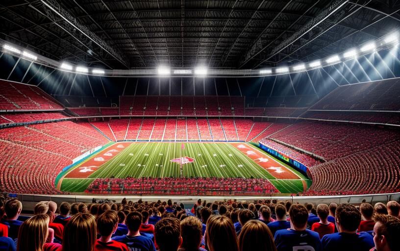 Luxury SUV outside Buccaneers stadium